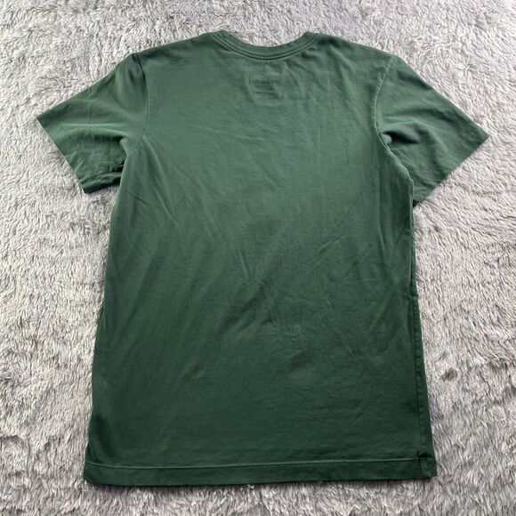 Milwaukee Bucks Shirt Mens Small Green Cream Nike Dri-Fit Swoosh Short Sleeve - Picture 8 of 10